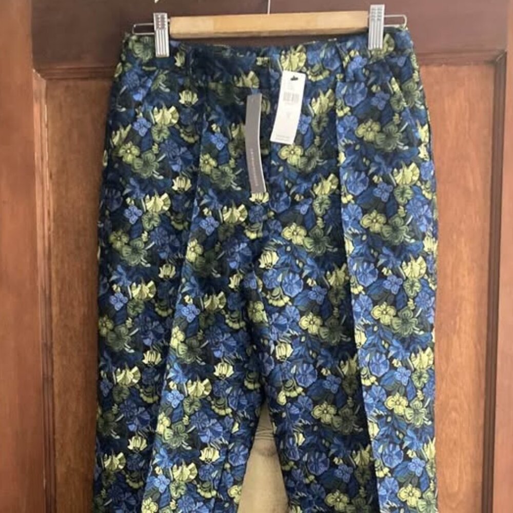 Anthropologie Brocade Slacks